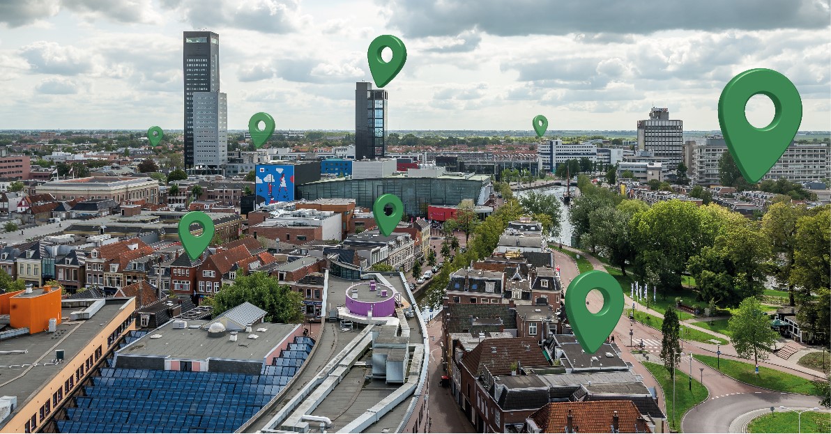 Leeuwarden Met Markers (bijgesneden)