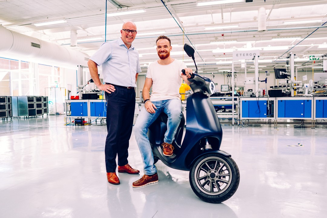 Etergo en Technologisch Added gaan samenwerken. Productie van de Appscooter naar Emmen