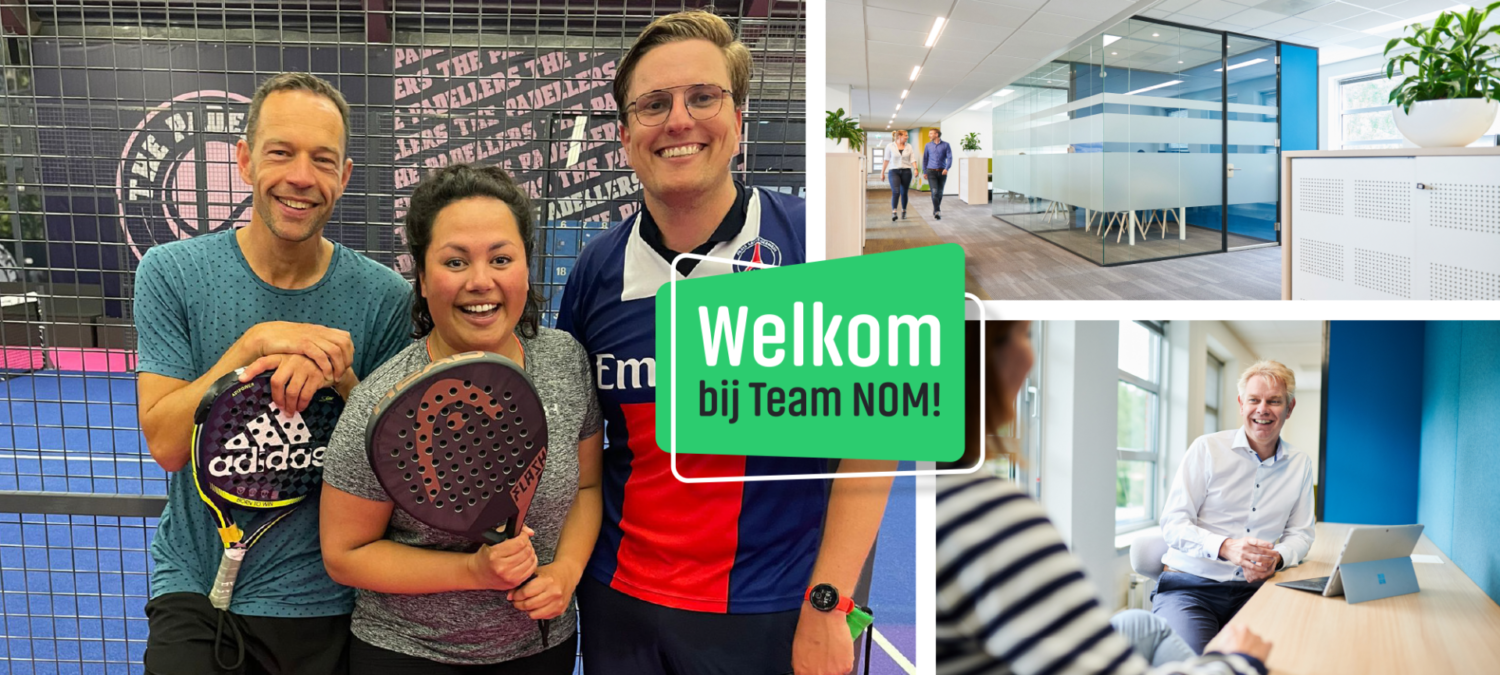 NOM collega's an het sporten of op kantoor