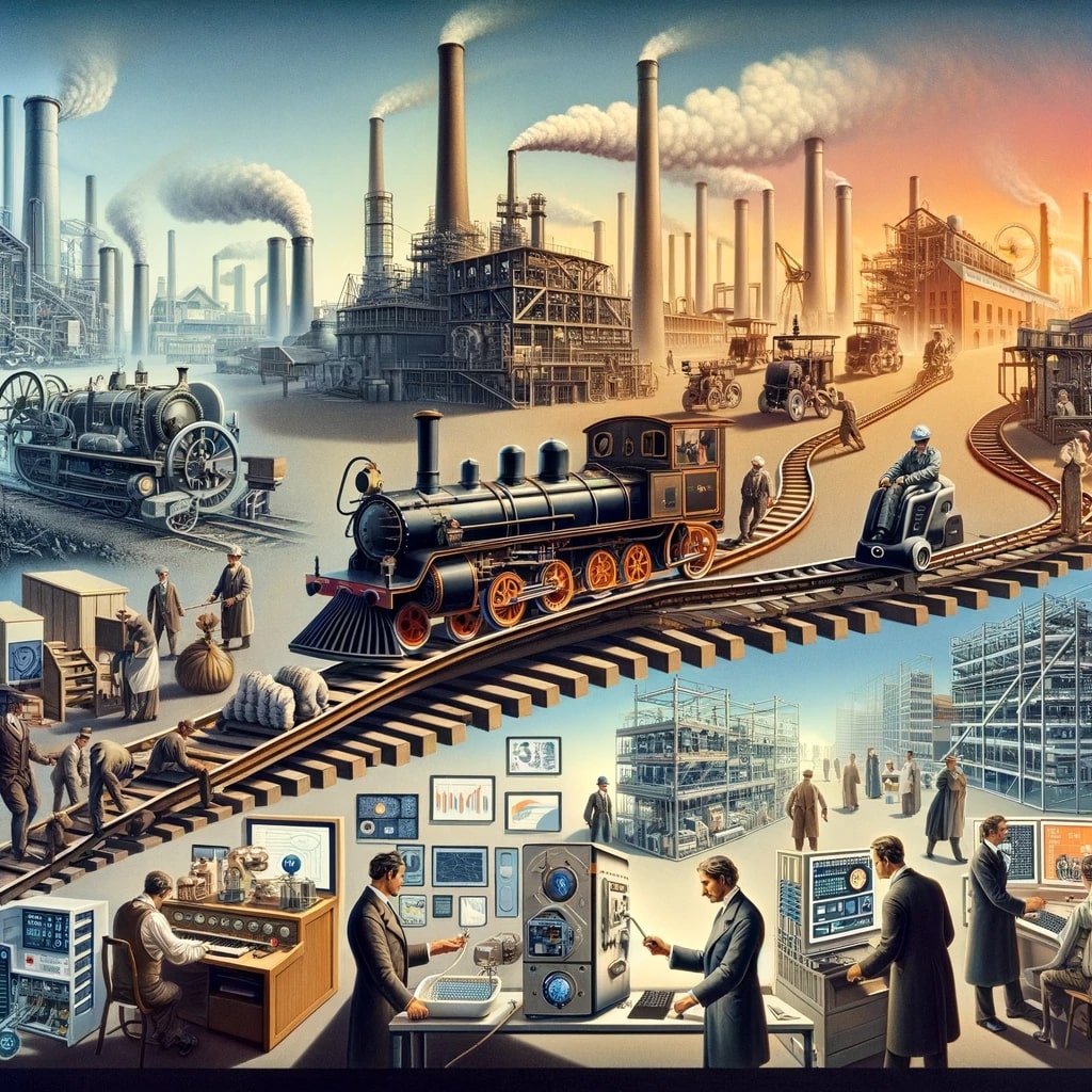 AI beeld van de maakindustrie van de toekomst