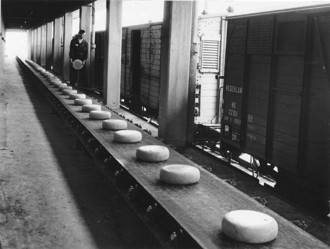 Lopende Band Met Kazen