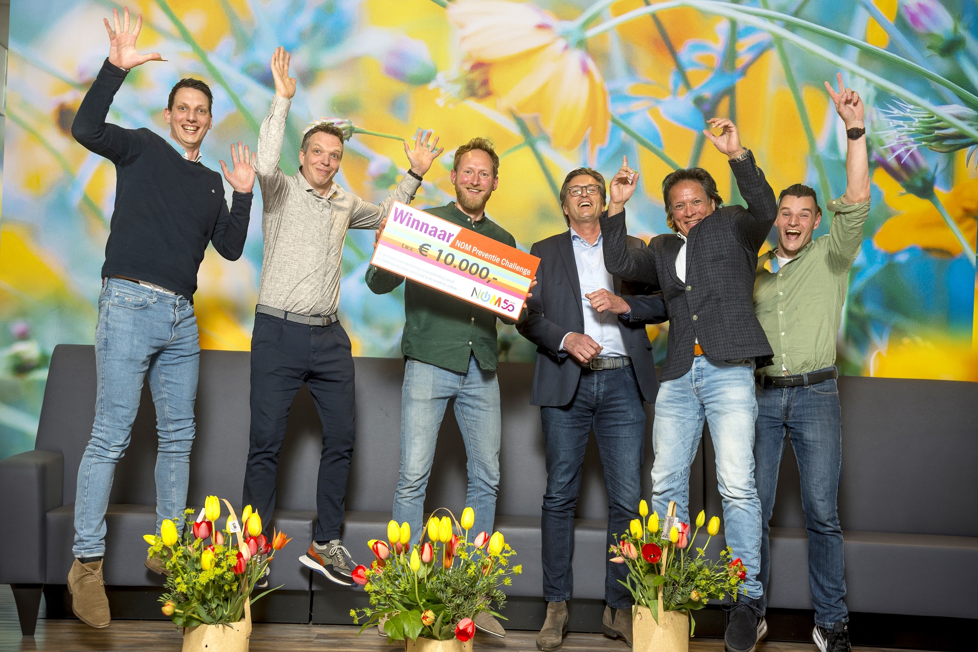 De winnaars van de NOM Preventie Challenge