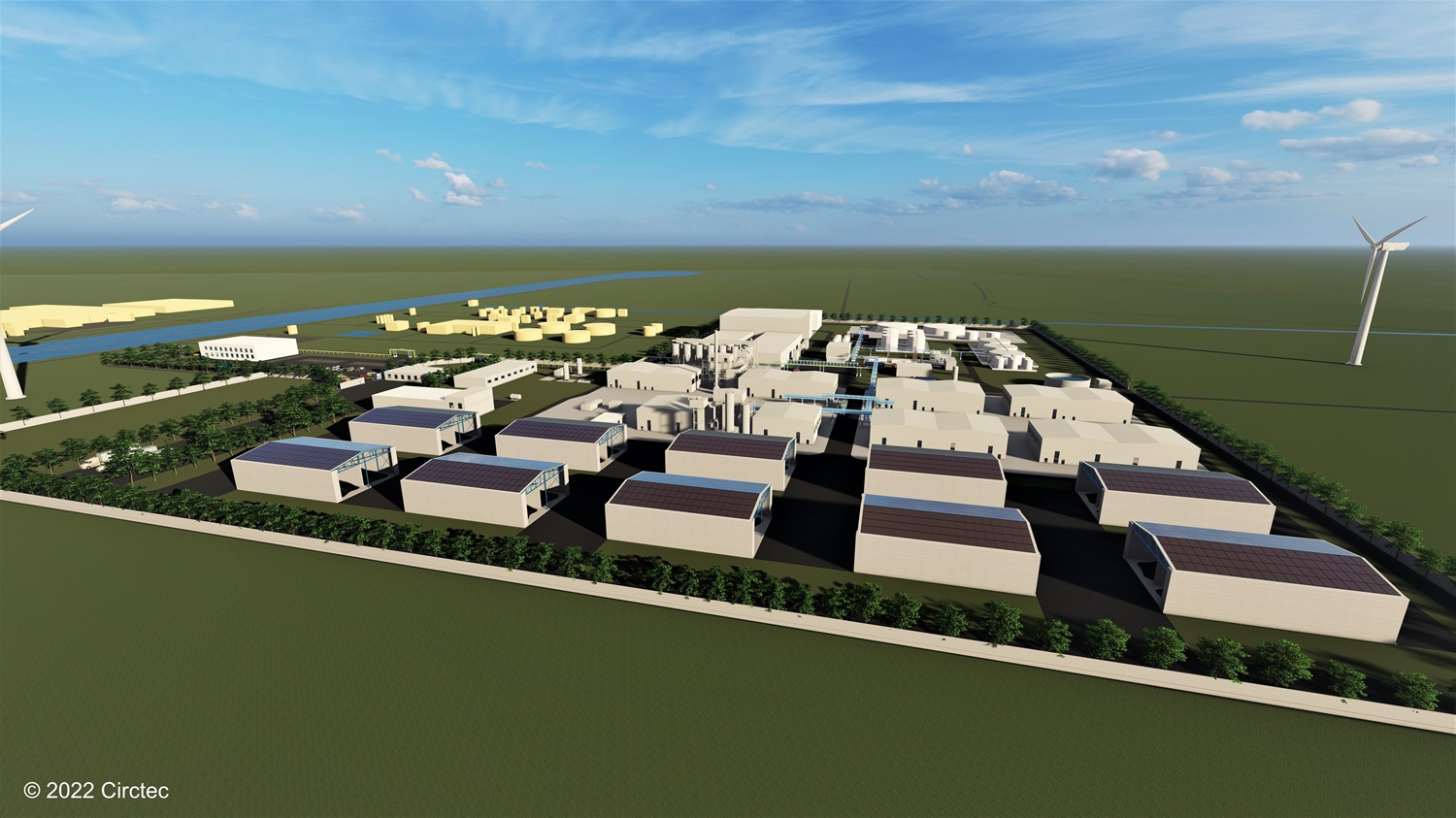 model Delfzijl plant