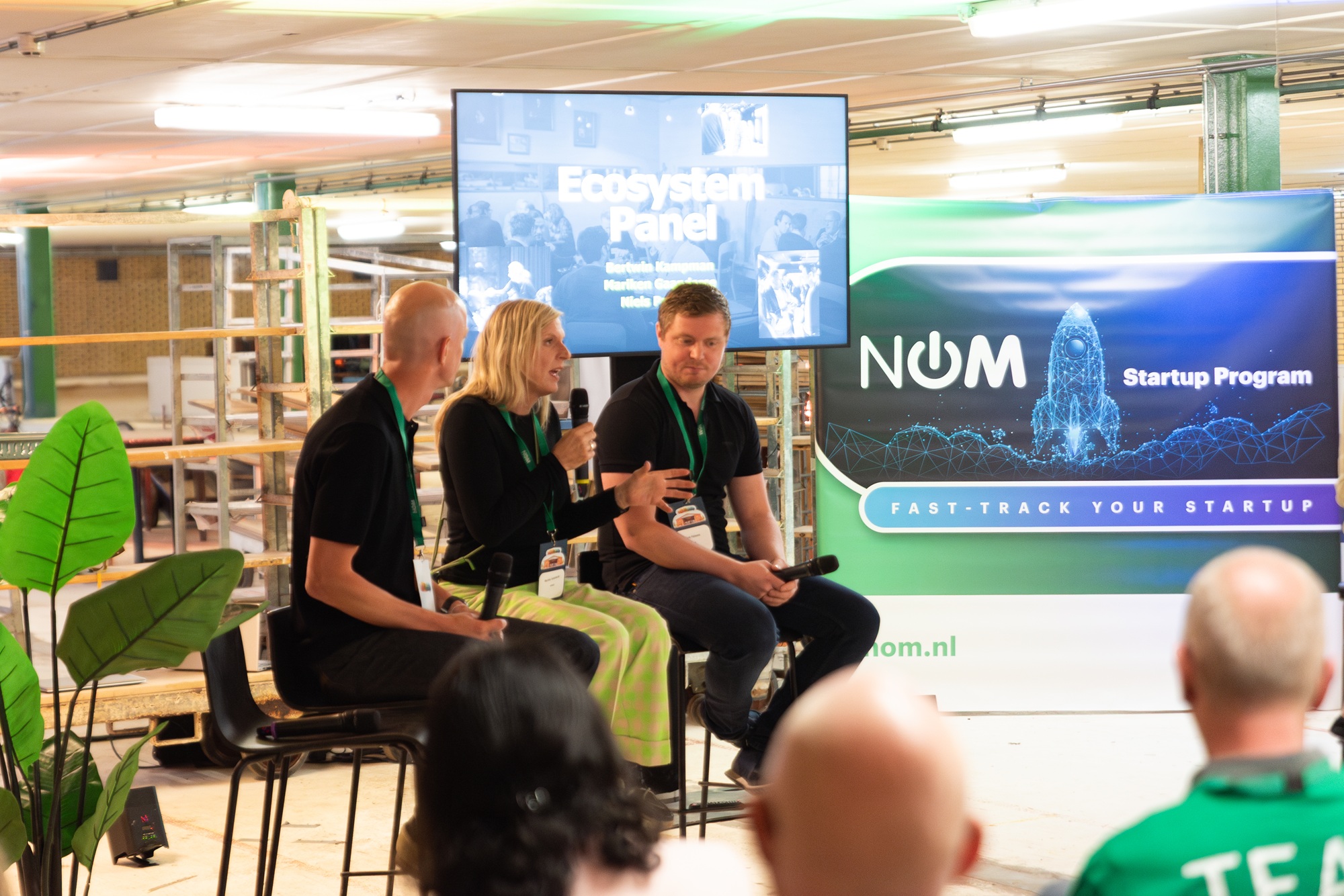 De paneldiscussie tijdens het evenement