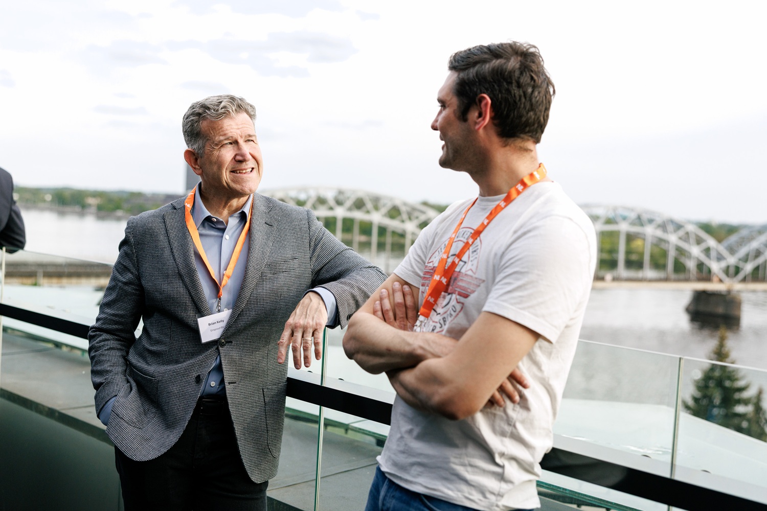 CEO Artem Shulga tijdens de Drone Summit