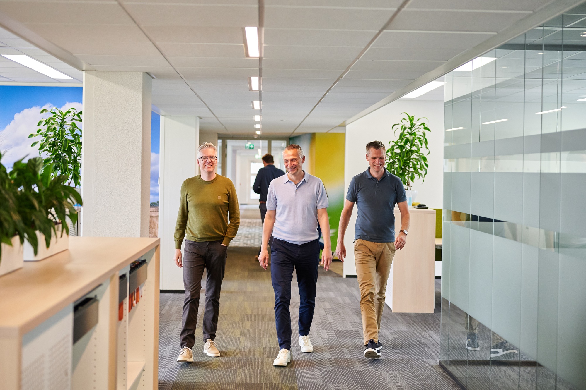 3 collega's van de NOM