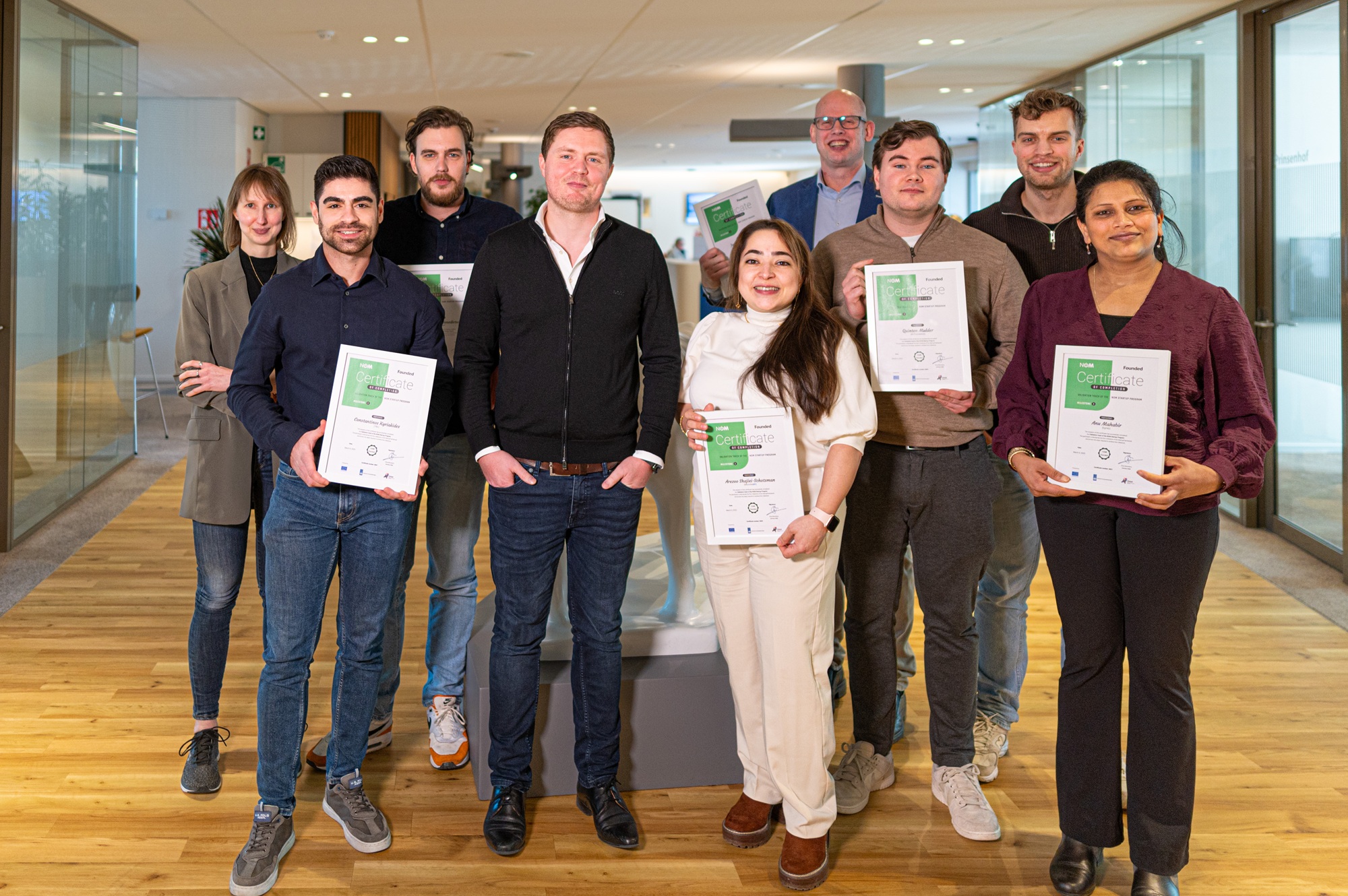 Deelnemers aan het NOM Startup Program