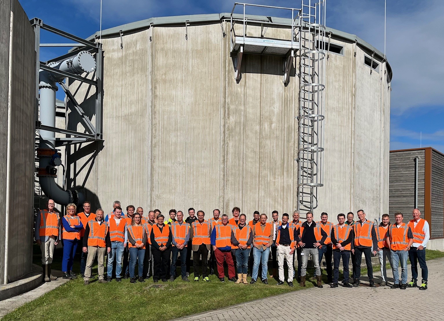 Groepsfoto bijeenkomst waterproblematiek