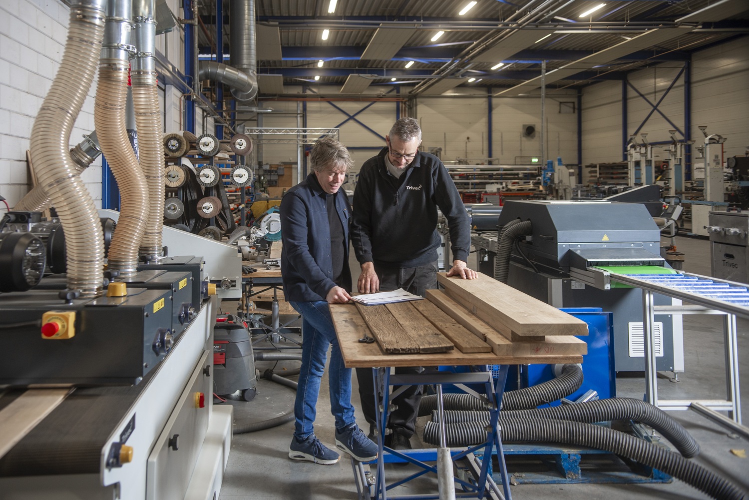 Bij Trivec op de werkvloer